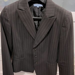 Antonio Melani brown stopped blazer